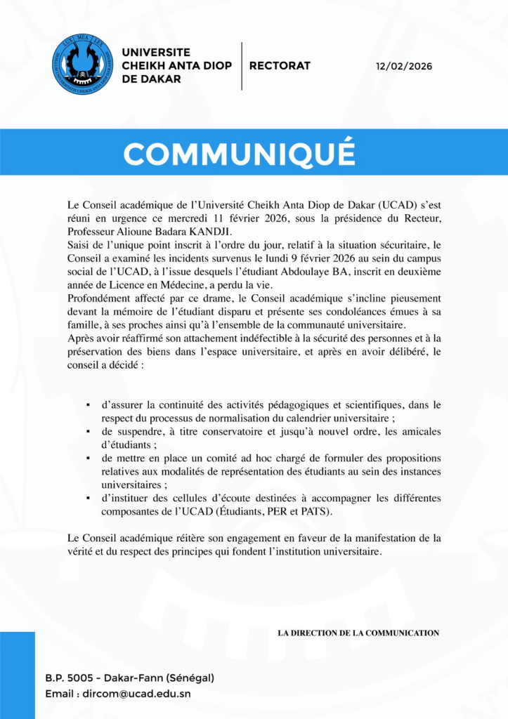 image-2-723x1024 Dernière minute : L’UCAD suspend les amicales et maintient les cours après le décès d’un étudiant